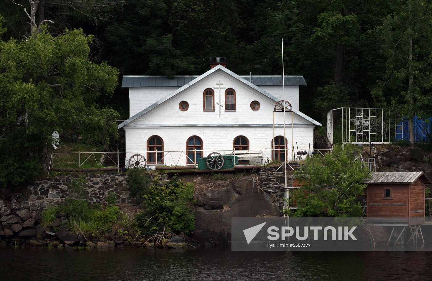 Days of remembrance of Valaam Monastery founders, saints Sergius and Herman, marked on Valaam Island