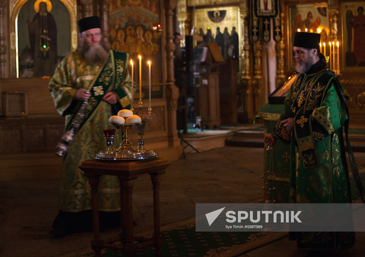 Days of remembrance of Valaam Monastery founders, saints Sergius and Herman, marked on Valaam Island