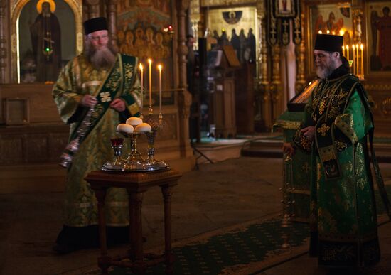Days of remembrance of Valaam Monastery founders, saints Sergius and Herman, marked on Valaam Island
