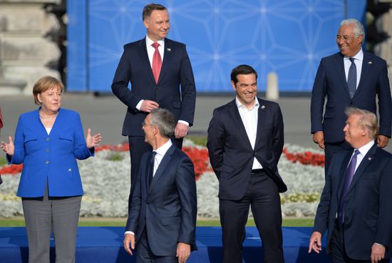 NATO Summit in Brussels. Day one