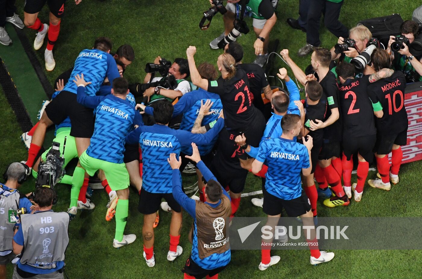 Russia World Cup Croatia - England