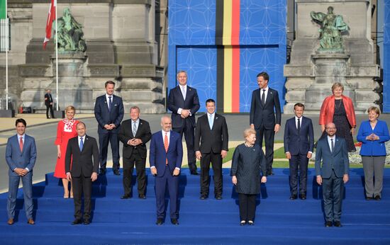NATO Summit in Brussels. Day one