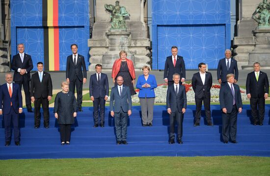 NATO Summit in Brussels. Day one