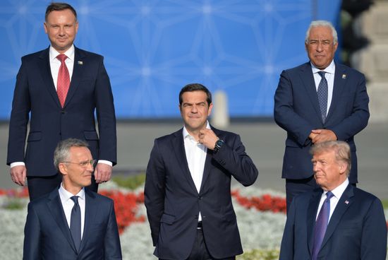 NATO Summit in Brussels. Day one