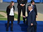 From left, Prime Minister of Iceland Katrín Jakobsdóttir, President of the US Donald Trump, and Prime Minister of Italy Giuseppe Konte at the NATO summit of heads of state and government at the NATO headquarters in Brussels. Location: Belgium, Brussels. Author: Alexey Vitvitsky/Sputnik. NATO Summit in Brussels. Day one