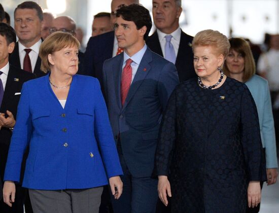 NATO Summit in Brussels. Day one