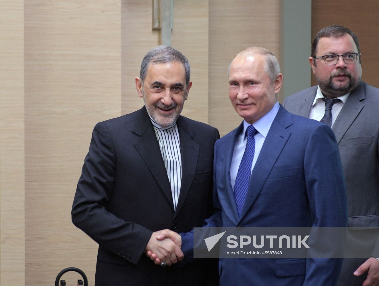 President Vladimir Putin meets with Senior Advisor to Iran Supreme Leader Ali Akbar Velayati