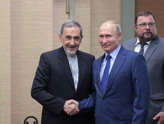President Vladimir Putin meets with Senior Advisor to Iran Supreme Leader Ali Akbar Velayati