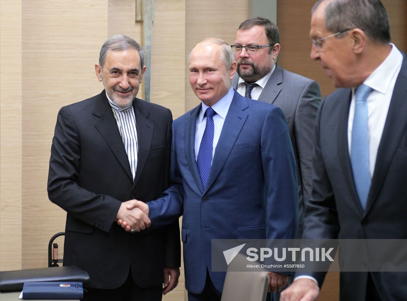 President Vladimir Putin meets with Senior Advisor to Iran Supreme Leader Ali Akbar Velayati