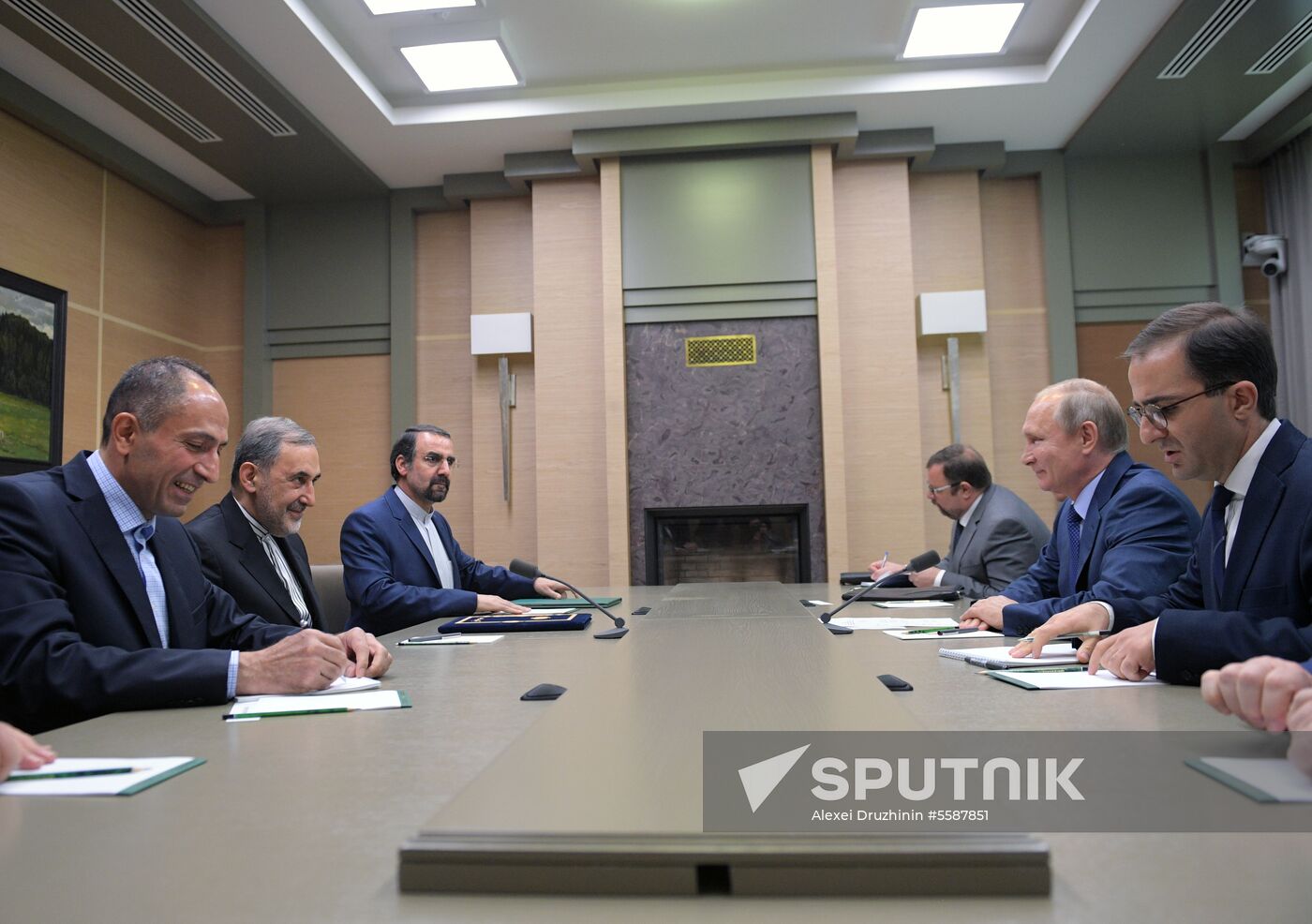 President Vladimir Putin meets with Senior Advisor to Iran Supreme Leader Ali Akbar Velayati