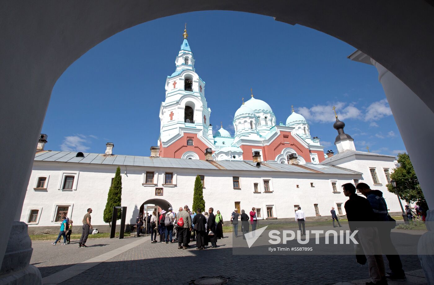 Days of remembrance of Valaam Monastery founders, saints Sergius and Herman, marked on Valaam Island