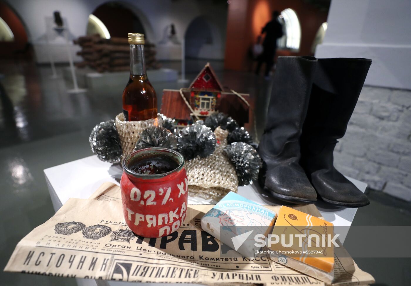 Exhibition project 'Petlyura's archeology' at Museum of Moscow