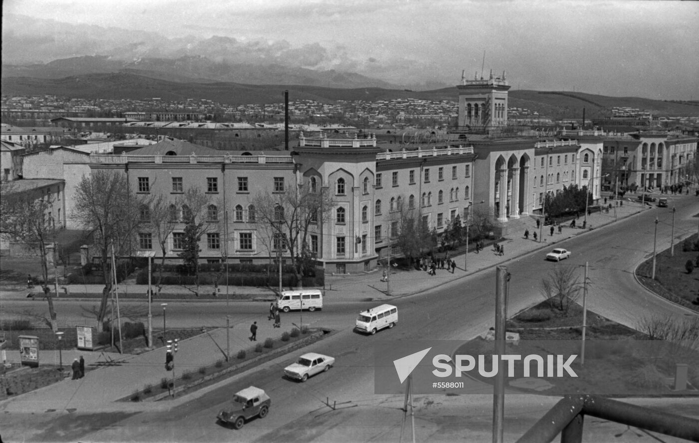 The city of Dushanbe