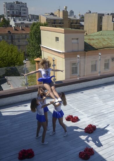 Russia World Cup Soccer On A Roof