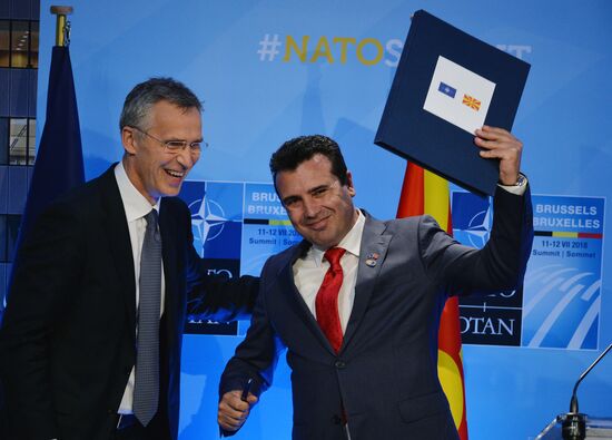 NATO Summit in Brussels. Day two