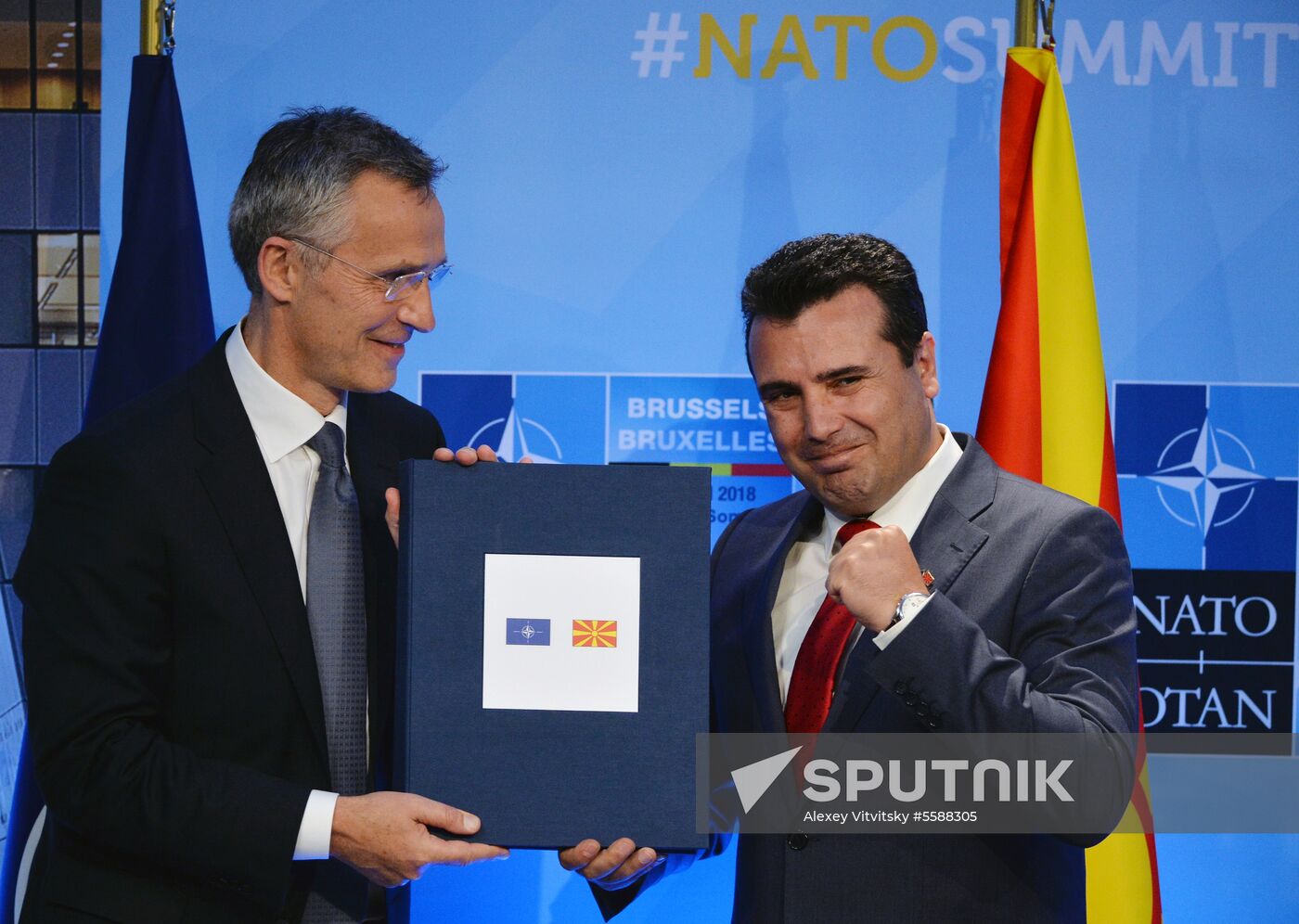 NATO Summit in Brussels. Day two