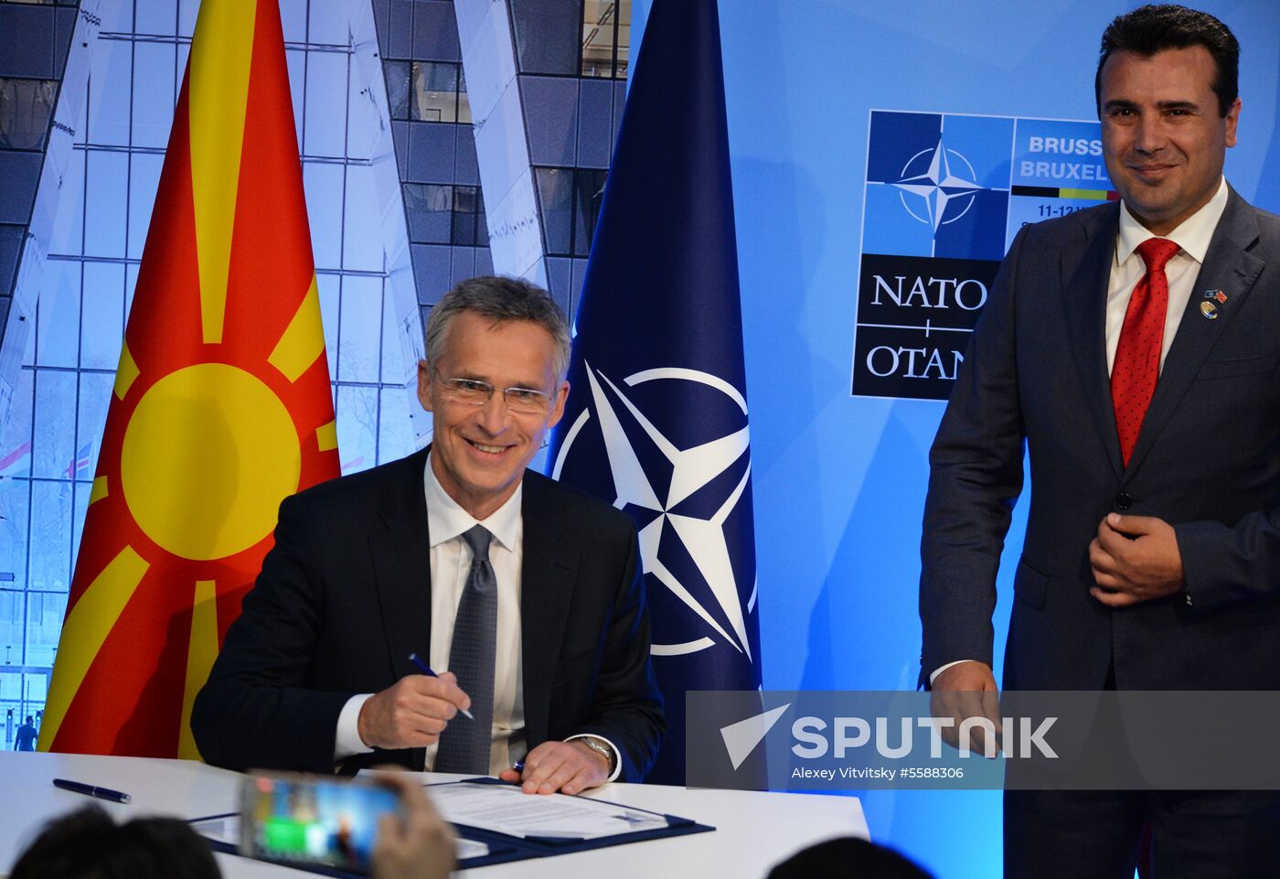 NATO Summit in Brussels. Day two