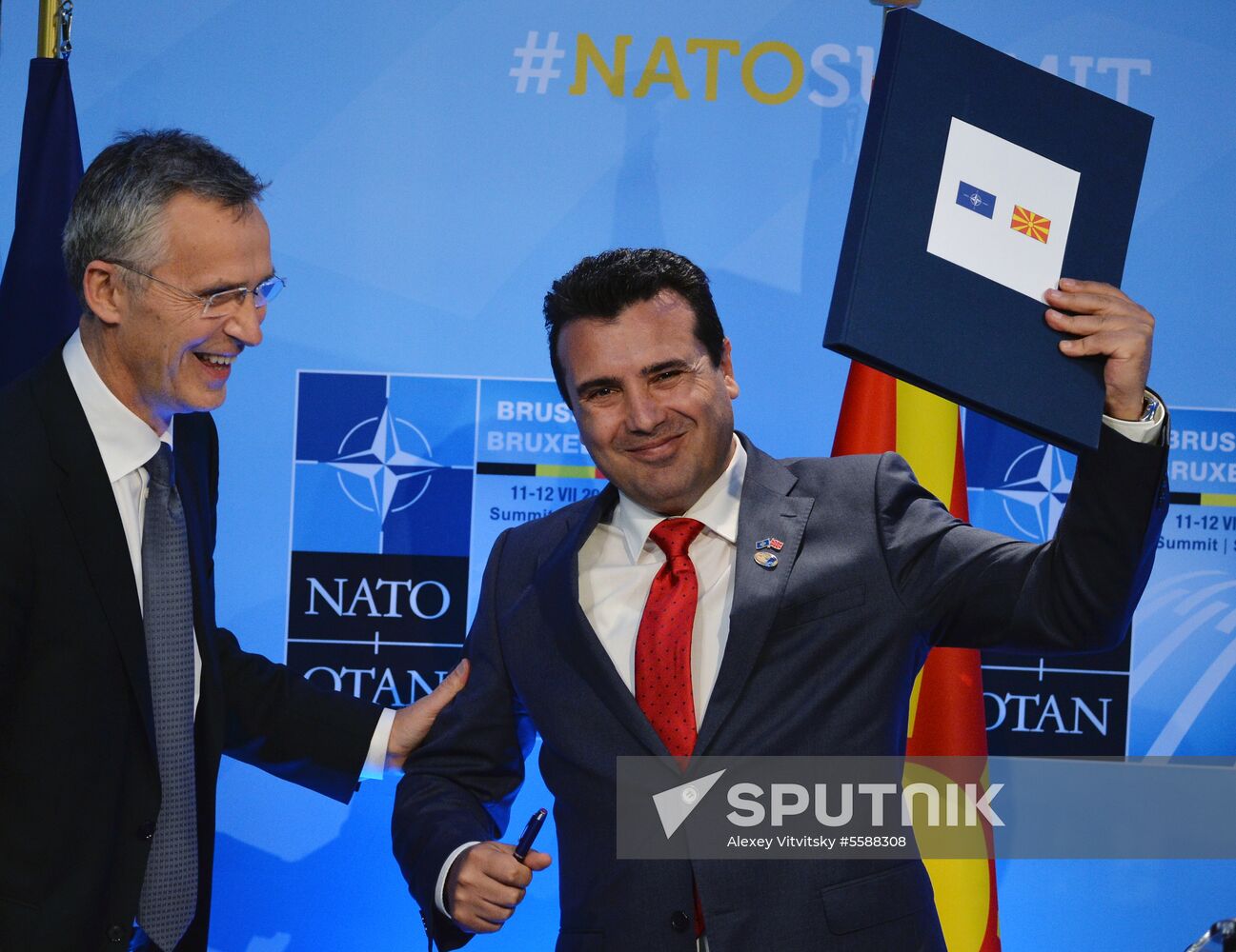 NATO Summit in Brussels. Day two