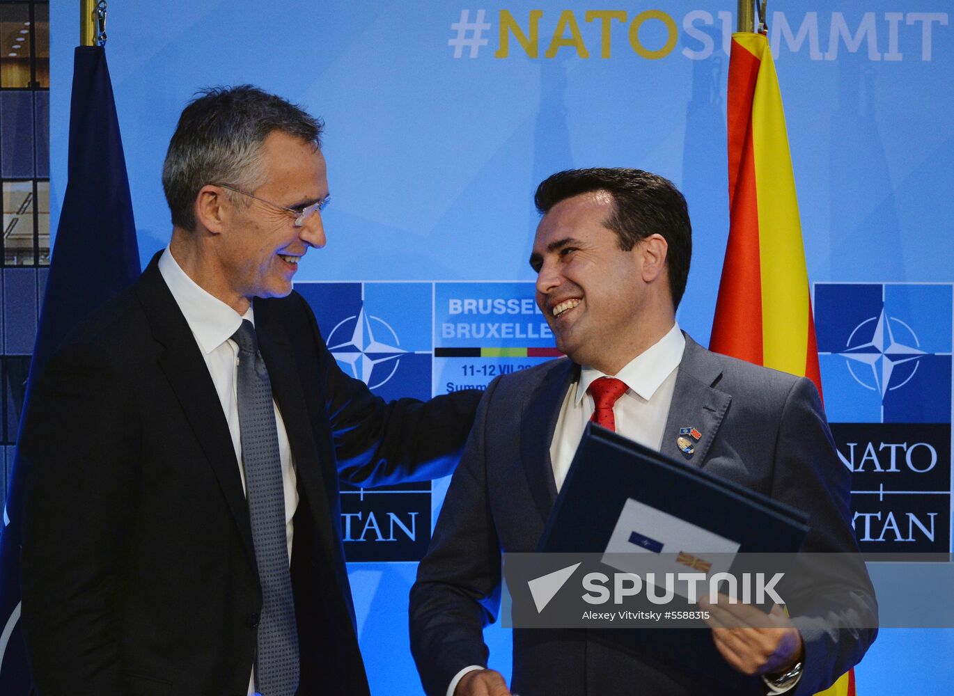 NATO Summit in Brussels. Day two
