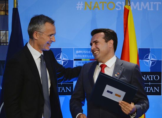 NATO Summit in Brussels. Day two