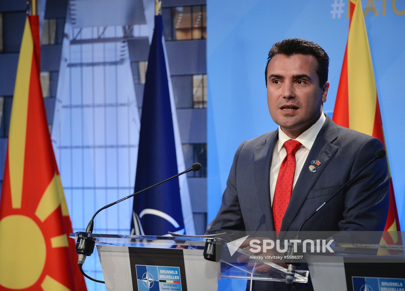 NATO Summit in Brussels. Day two
