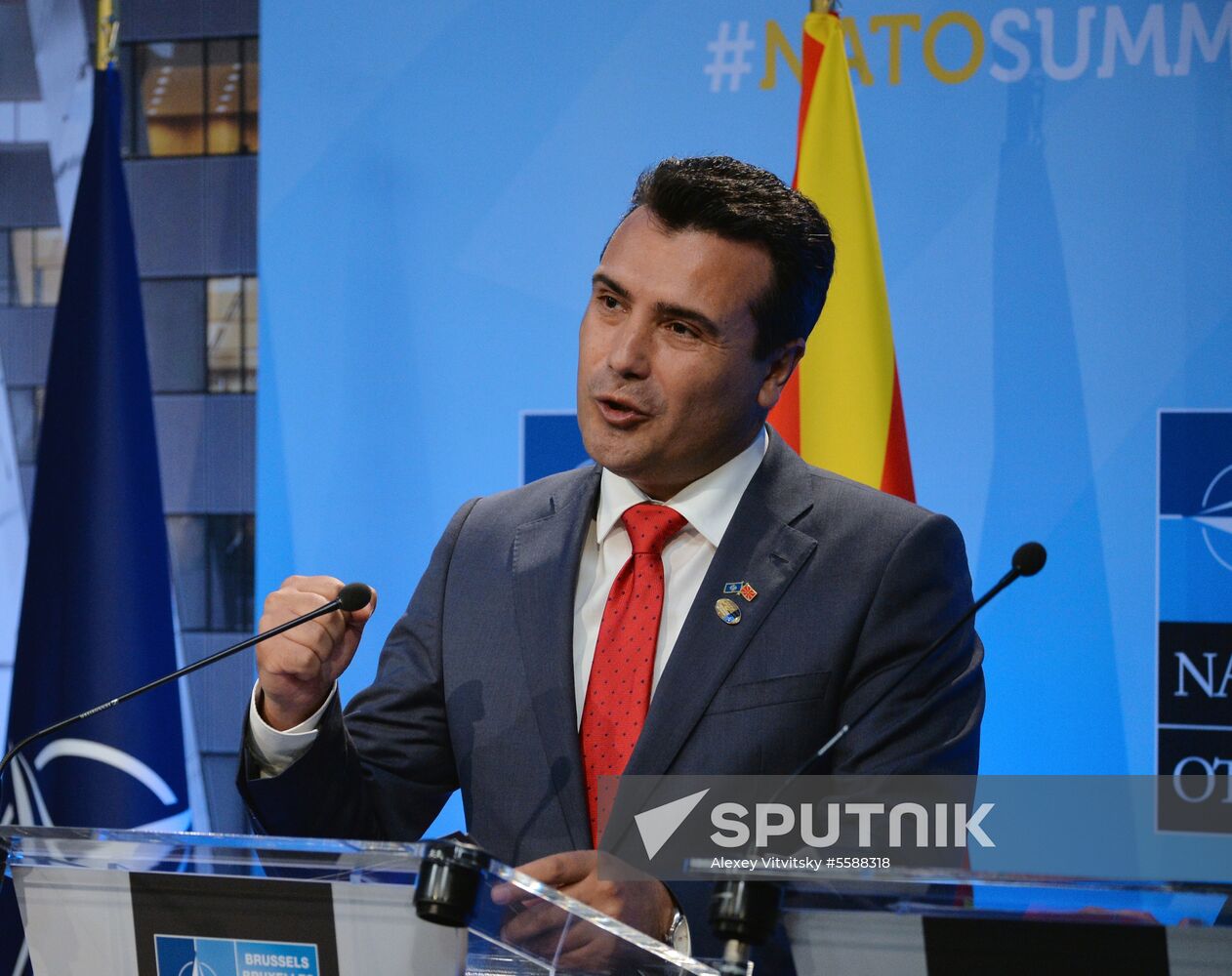 NATO Summit in Brussels. Day two