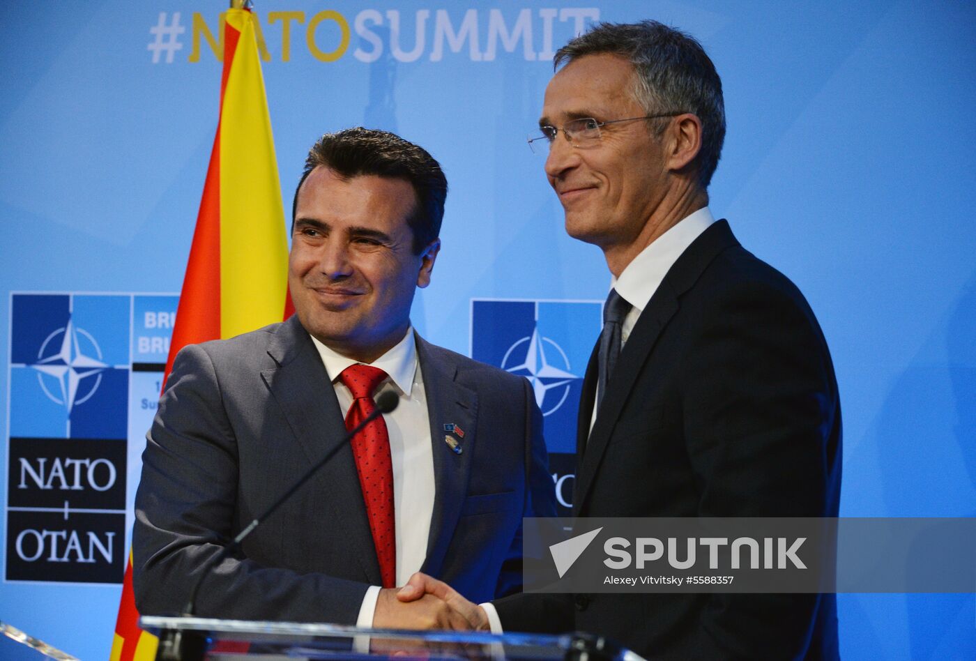 NATO Summit in Brussels. Day two