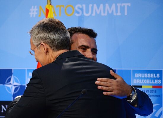 NATO Summit in Brussels. Day two