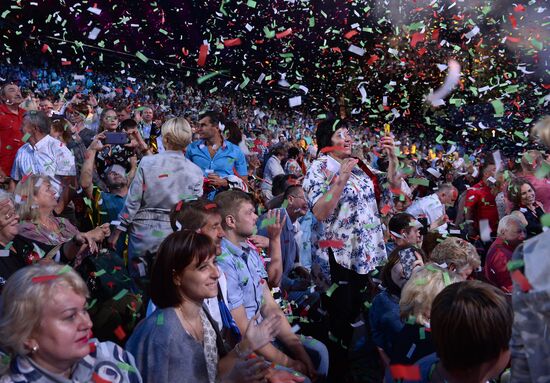 Opening of 27th arts festival Slavic Bazaar in Vitebsk