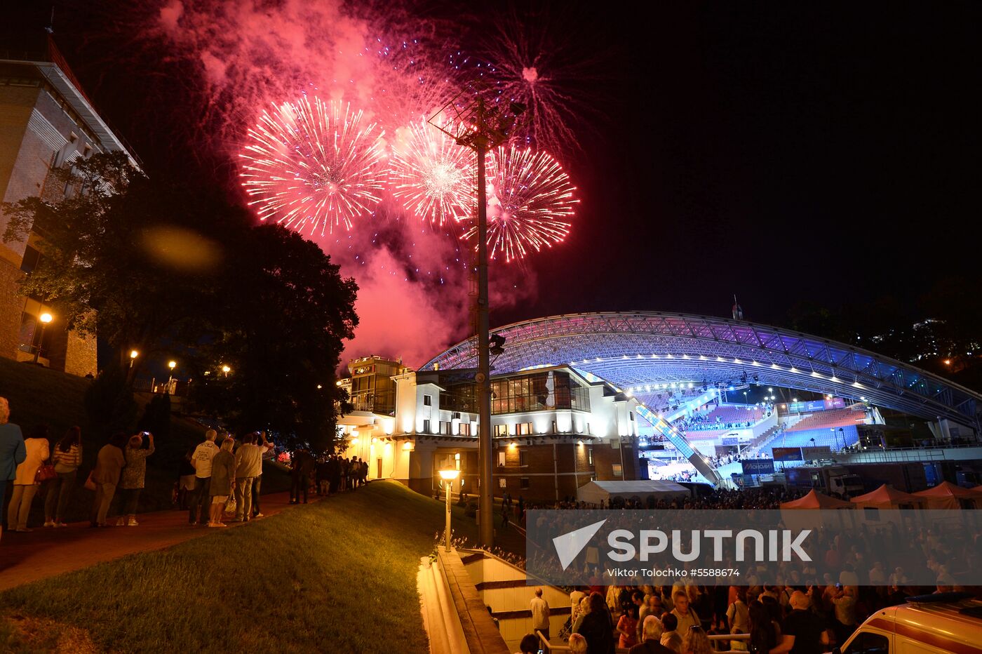 Opening of 27th arts festival Slavic Bazaar in Vitebsk