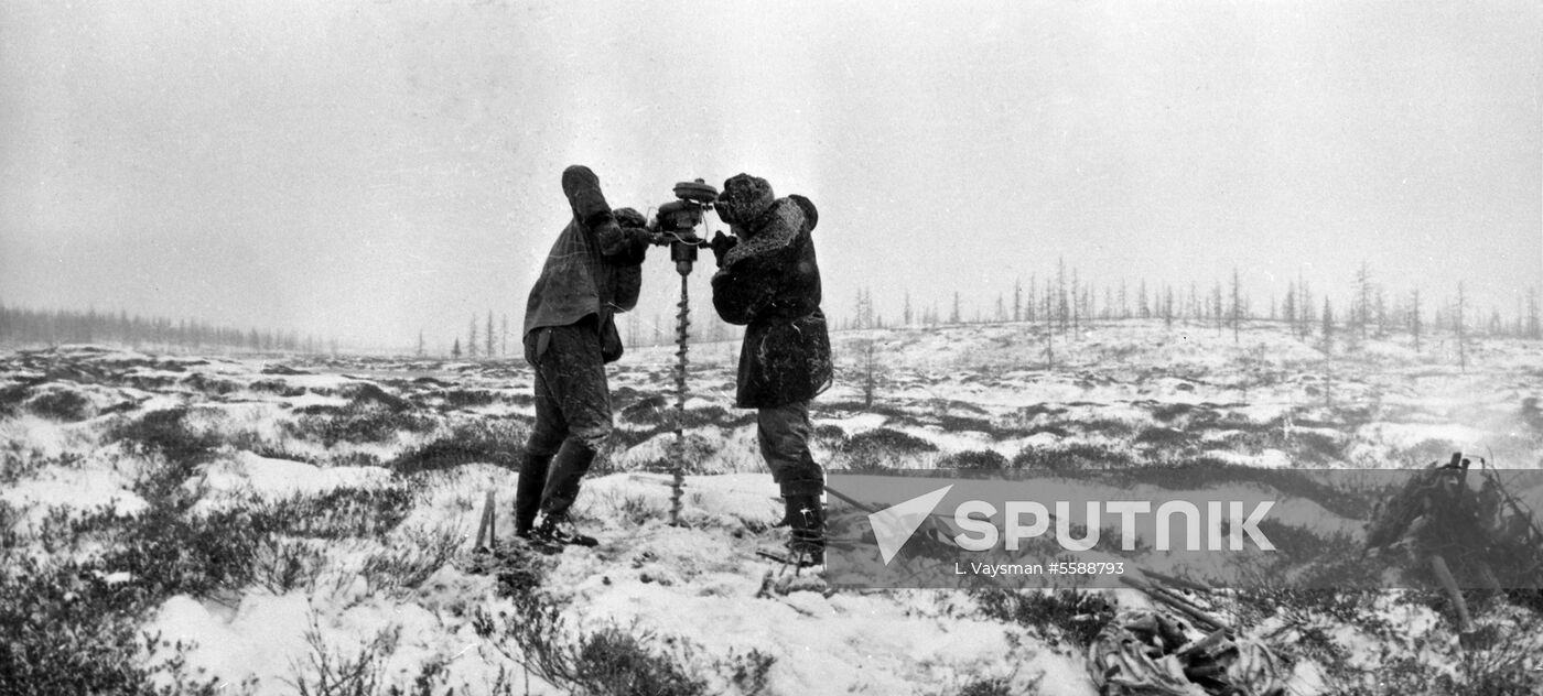 Geotechnical exploration of Yamal