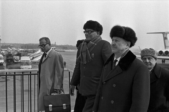 Visit to the USSR by a delegation of the Communist Party of India