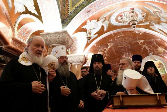 Patriarch Kirill takes part in events marking 100th anniversary of shooting of the Romanov family