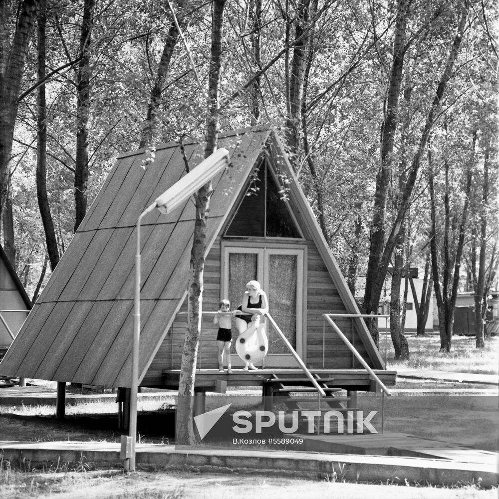 Camp on Don River