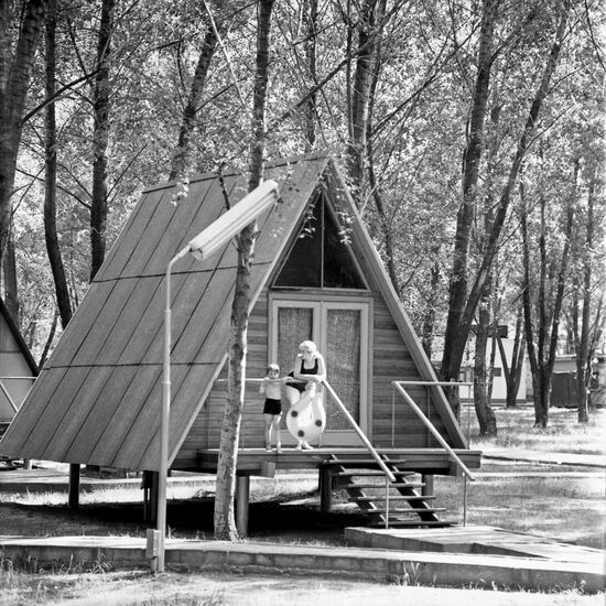 Camp on Don River