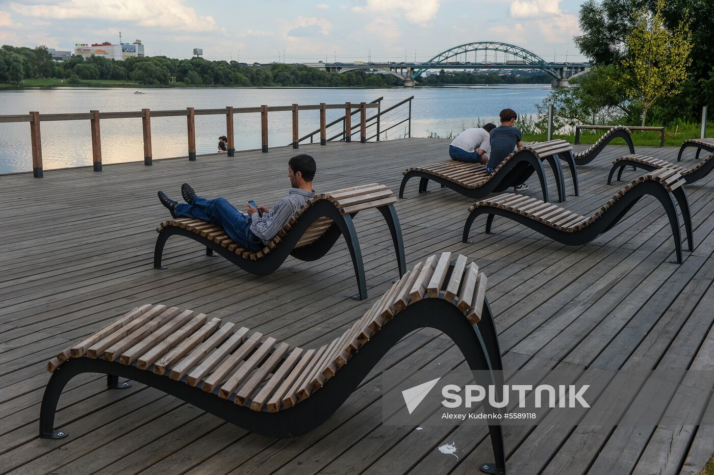 Brateyevskaya Poima Park in Moscow