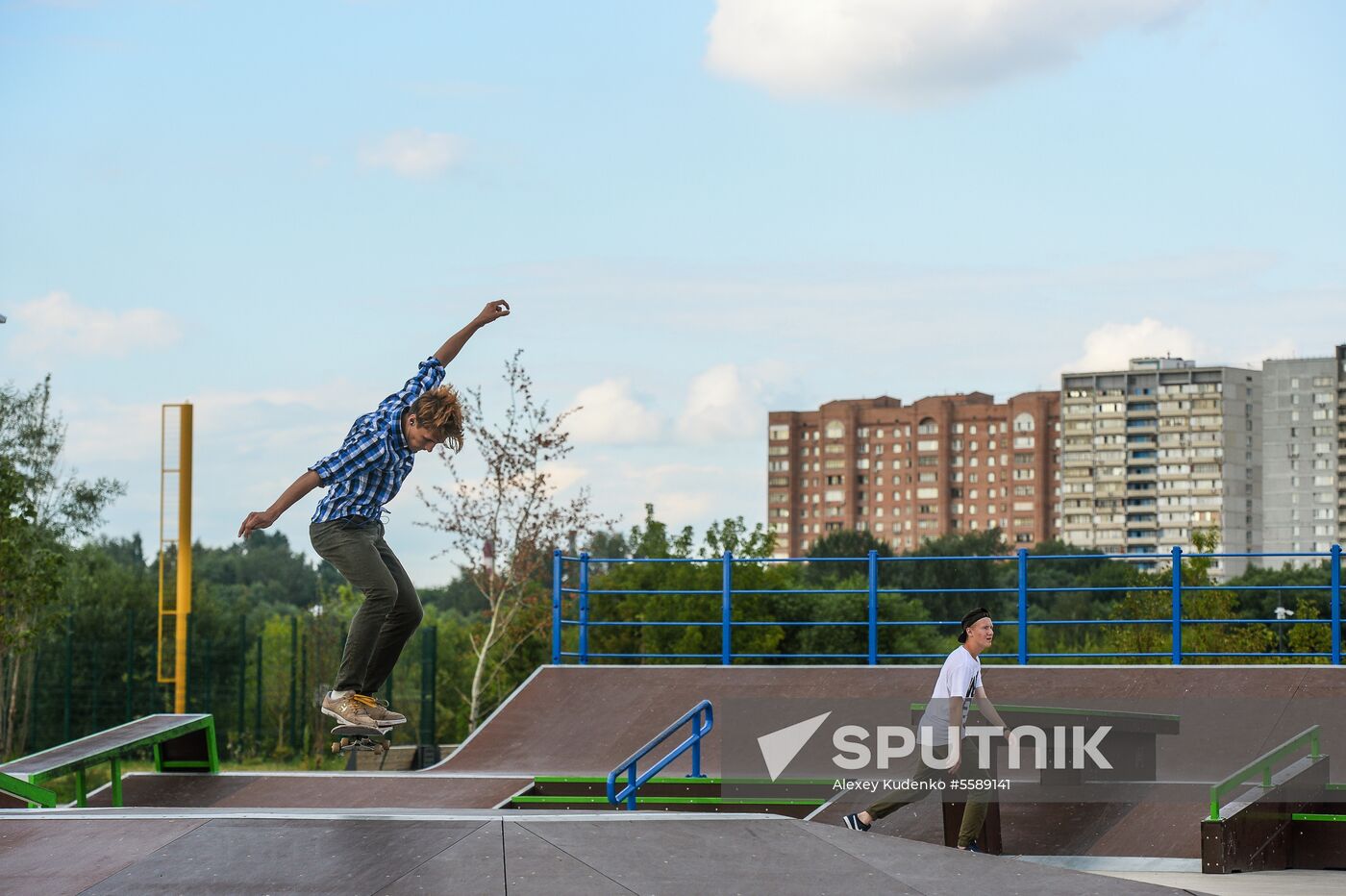 Brateyevskaya Poima Park in Moscow