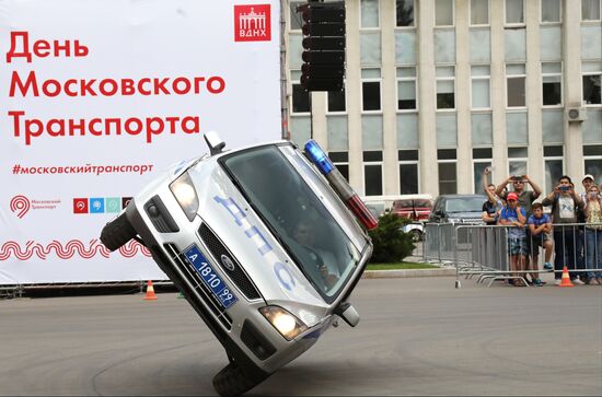 Moscow transport day