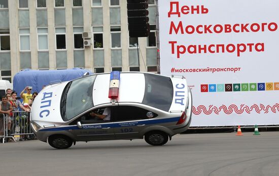 Moscow transport day