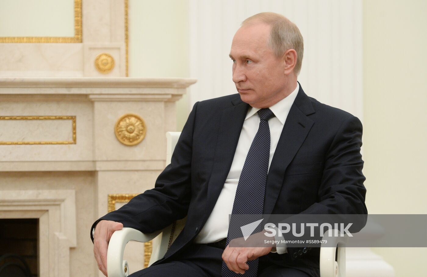 President Vladimir Putin meets with President of Gabon Ali Ben Bongo Ondimba