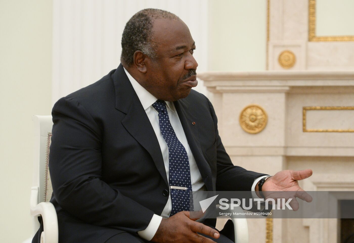 President Vladimir Putin meets with President of Gabon Ali Ben Bongo Ondimba