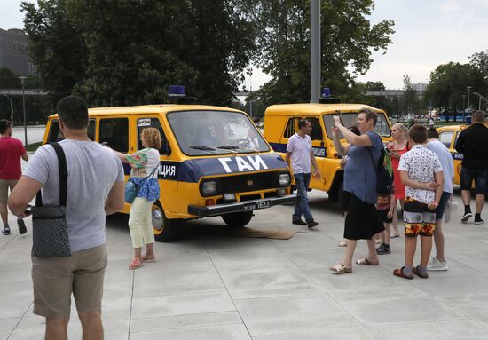 Moscow transport day