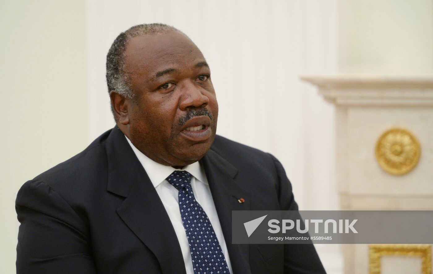 President Vladimir Putin meets with President of Gabon Ali Ben Bongo Ondimba