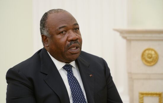 President Vladimir Putin meets with President of Gabon Ali Ben Bongo Ondimba