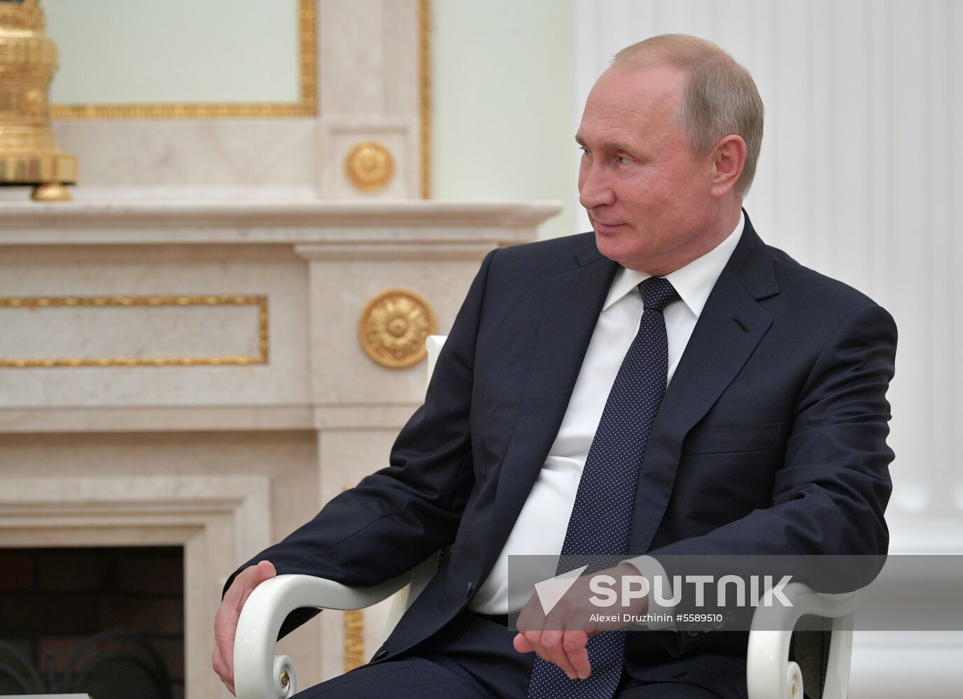 President Vladimir Putin meets with President of Gabon Ali Ben Bongo Ondimba