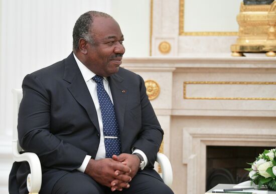 President Vladimir Putin meets with President of Gabon Ali Ben Bongo Ondimba