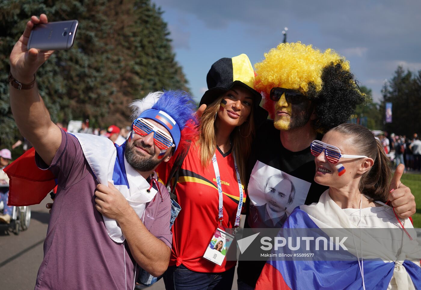 Russia World Cup Belgium - England