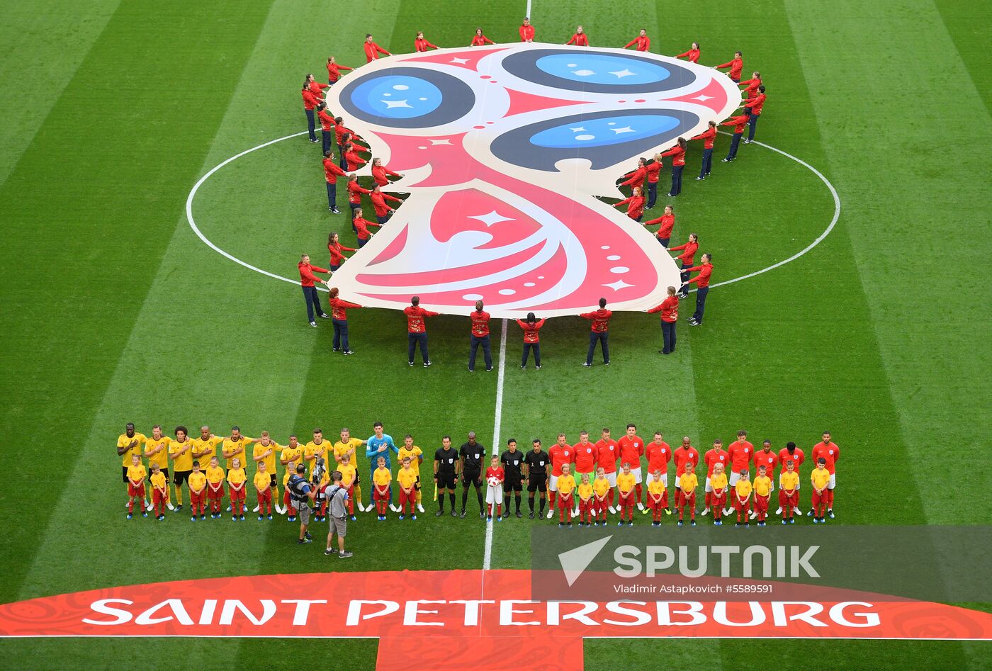 Russia World Cup Belgium - England