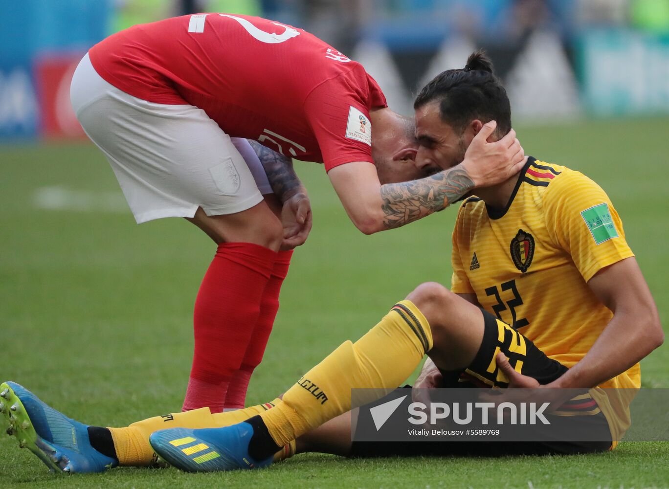 Russia World Cup Belgium - England