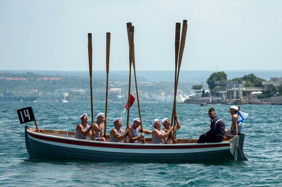 Boat race in Sevastopol